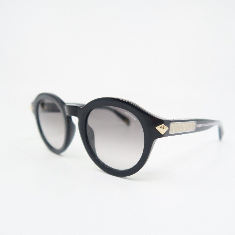 Police DAWN 3 SPLF31 Col.0700 47mm Black Gradient, Round Unisex New Sunglasses.